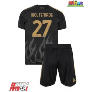 Juventus Nick Woltemade #27 Tercera Equipación Niños 2026-27 Manga Corta (+ Pantalones cortos)